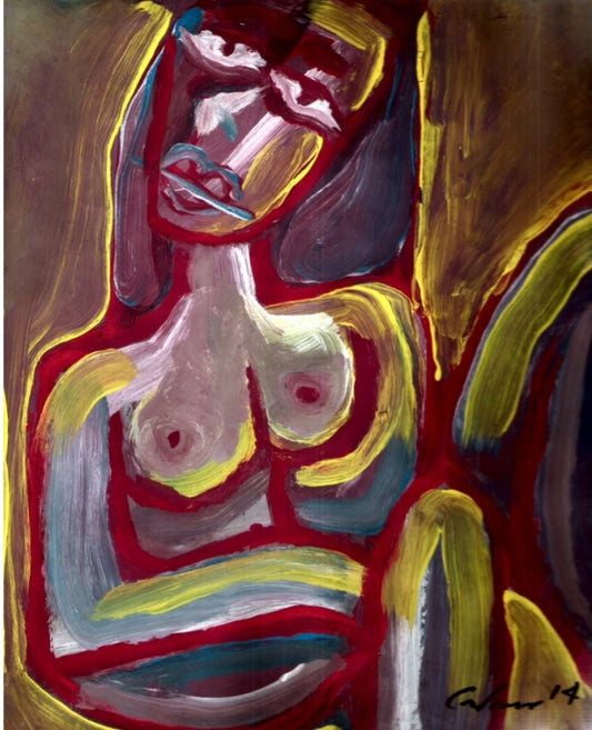 Desnuda.